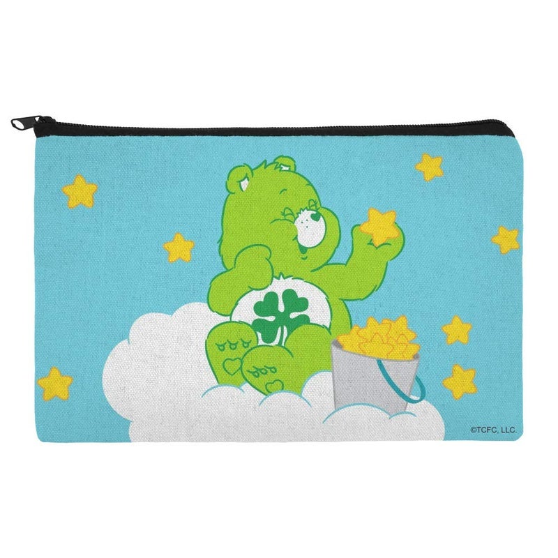 GRAPHICS & MORE Care Bears Good Luck Bear Makeup Cosmetic Bag Organizer Pouch - Image 1